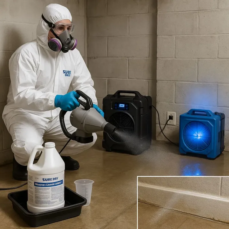 Sanitization and Odor Removal process in Beaufort, SC